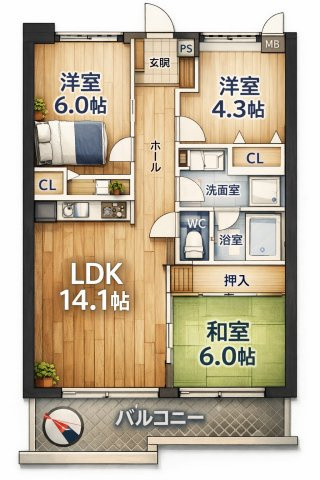 間取り：314002649854