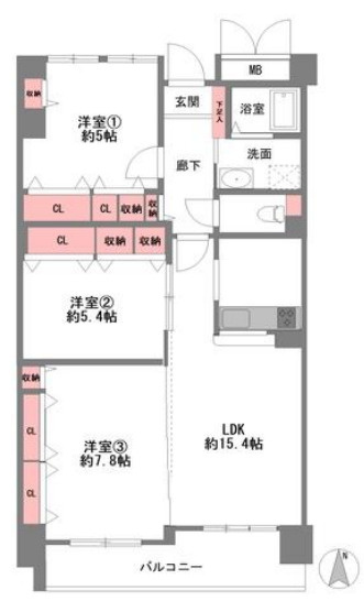 間取り：328000621401