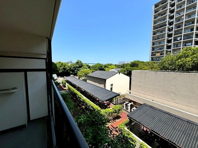 北東側バルコニーからの眺望です
