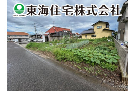 安積町荒井字大池　建築条件無し売地の外観