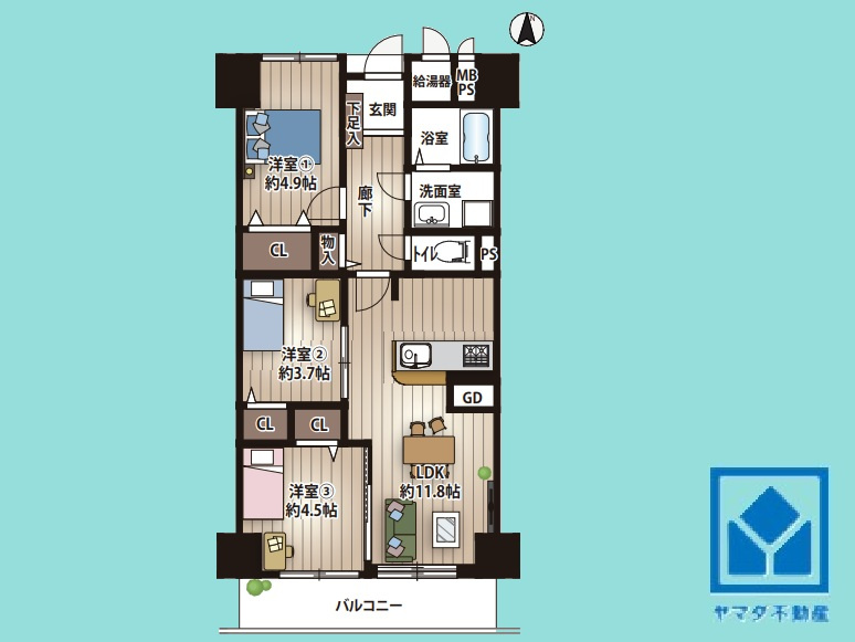 間取り：328000622091