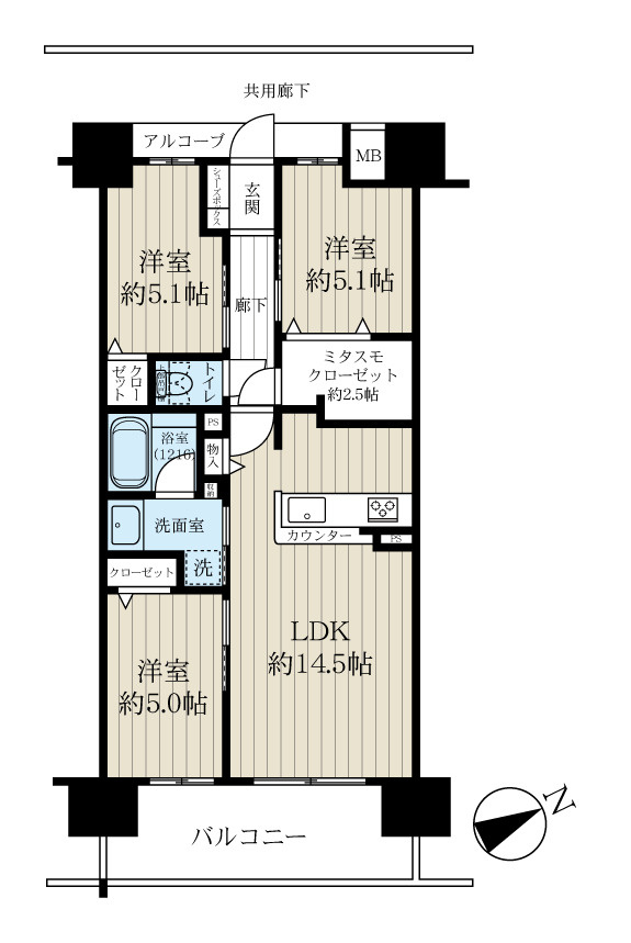 間取り：309000091400