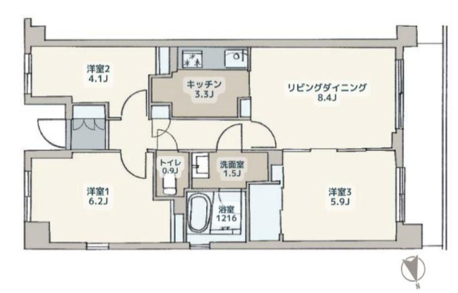 間取り：313004640364