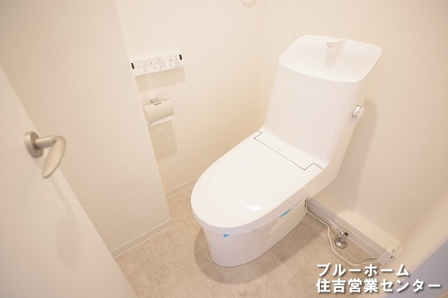 清潔感を保つ温水洗浄便座です！