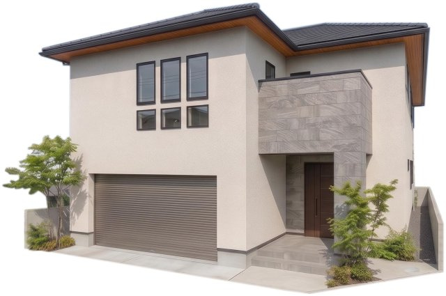 ■建物プラン例（完成予想図）建物面積：257.37m2（77.85坪）、建物価格：14168万円　※別途、外構工事費・付帯工事費・諸費用等が必要となります　※当該プランの採用および変更は自由に可能です