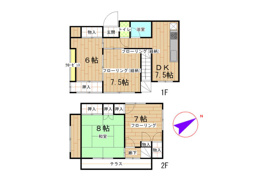 武蔵野市吉祥寺北町の中古戸建ての間取り