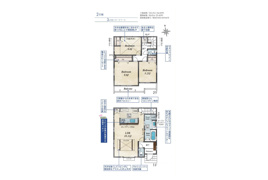 国分寺市北町5丁目　新築戸建の間取り