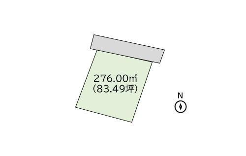 敷地面積：276.00？(83.49坪）