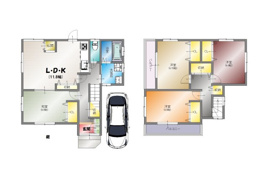長岡京市友岡一丁目の間取り
