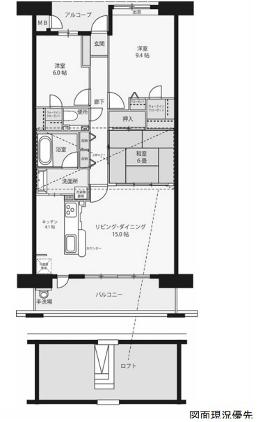 間取り：334000231843