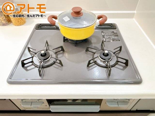 3口コンロは使い勝手がよくお料理も楽しくなりそうです♪