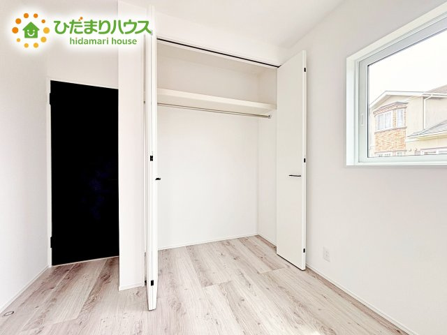 クローゼットタイプの収納は荷物がどこにあるかすぐに見つかります！