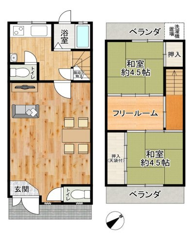 間取り：327001693703