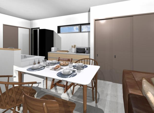 【徳吉西一丁目（4期）のリビングダイニング】