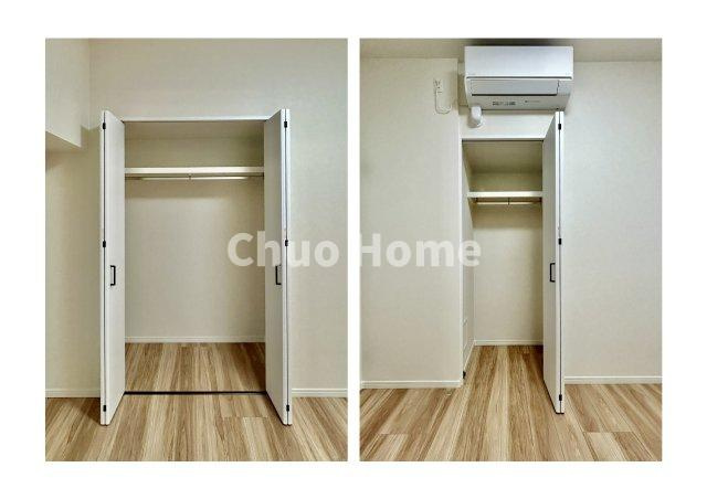 居室にはクローゼットを完備し、自由度の高い家具の配置が叶うシンプルな空間です。お子様の成長と必要になる子供部屋を与えるにはぴったりの間取りですね。