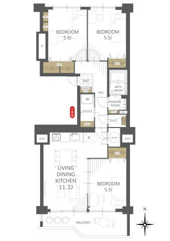 間取り：323000468865