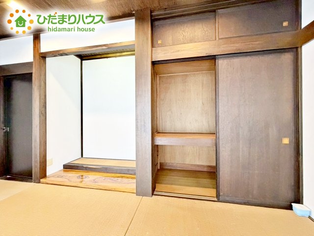 和室にも大容量の収納完備！　お布団やお子様のおもちゃなどがスッキリ収納できますね(^^♪
