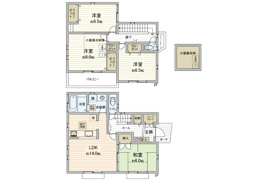 ＪＲ南武線「武蔵溝ノ口」中古戸建の間取り