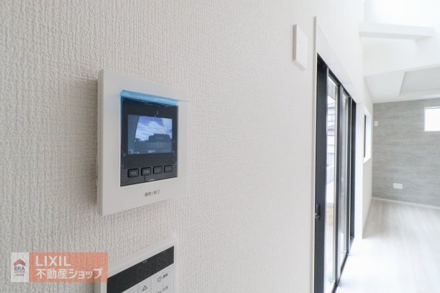 【TVインターホン】現地完成写真。カラーTVインターホン。