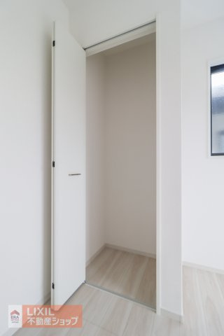 【収納】現地完成写真。しっかり収納がついております！