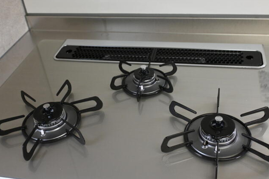 三ツ口ガスコンロです