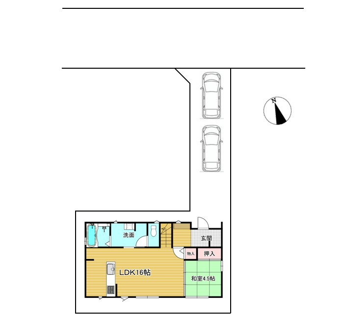 敷地約43坪