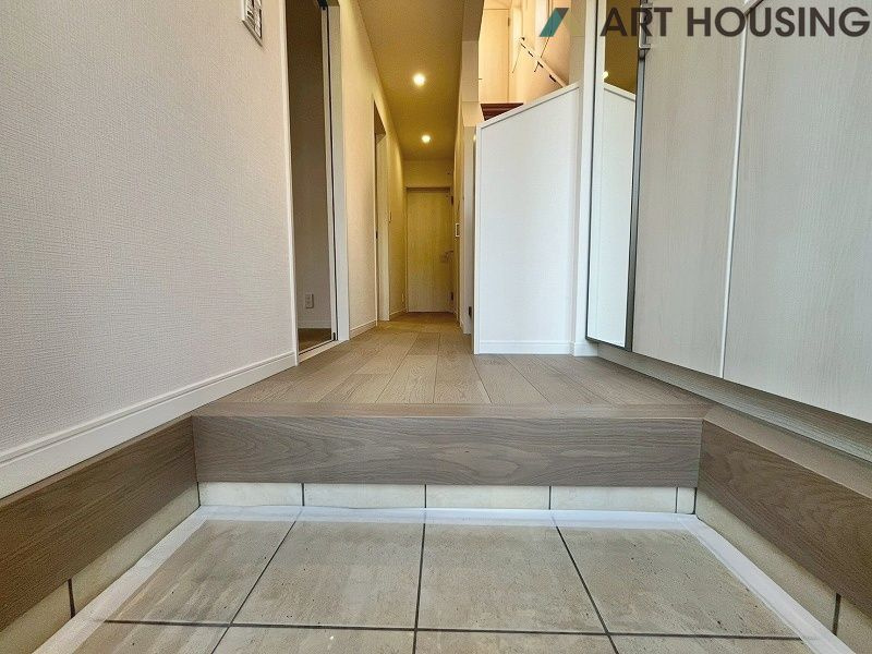 シンプルで使いやすい玄関です