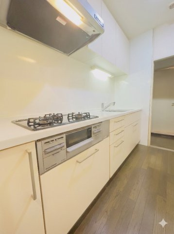10年ほど前に交換したシステムキッチン　※家具等は加工アプリで消した写真になります