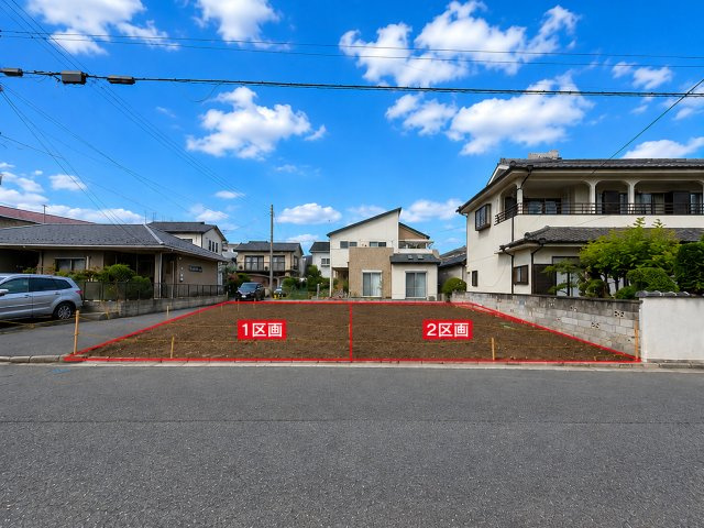 ◆建築条件なし売地・全2区画◆お好きなハウスメーカーで理想の住まいを建築できます♪駅近で通勤・通学にも便利な立地！南側6m道路に面し、陽当たりも良好です♪自由度の高い住まいづくりを叶えませんか？