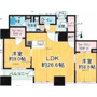 プレミストタワー靱本町の間取り