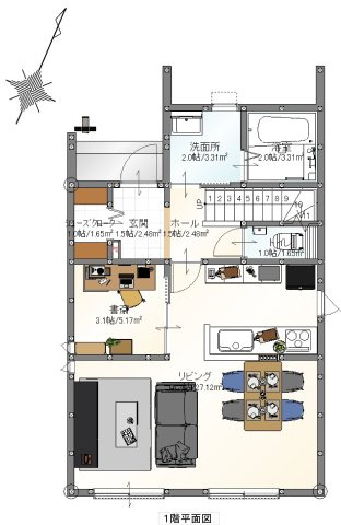 【石坪町（2期）の間取り】