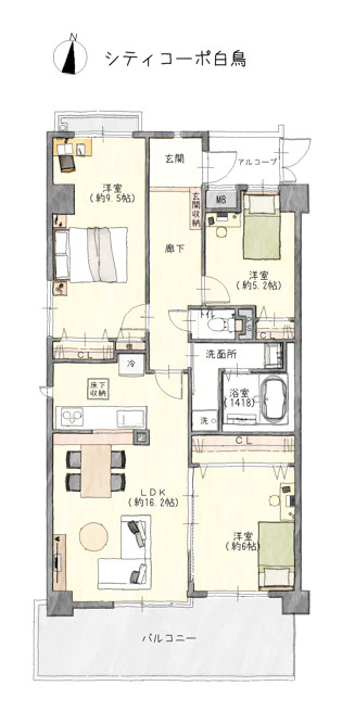 間取り：323000523072
