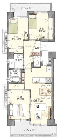間取り：321000081639