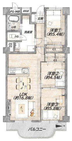 間取り：328000647490