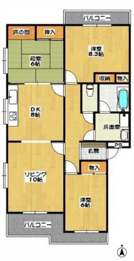 間取り：328000614623