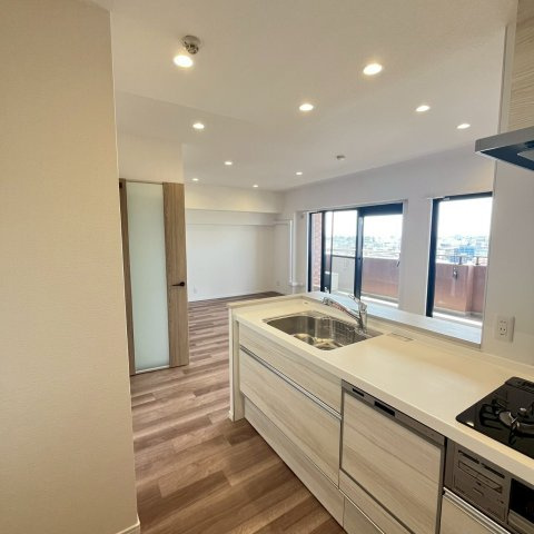 ダイアパレス新石切フォレストタウンのダイニングキッチン