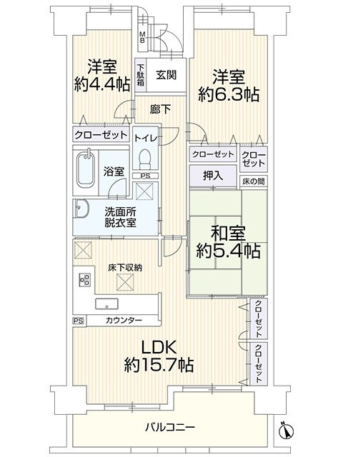間取り：322000609965