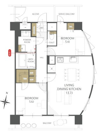 間取り：311002343588