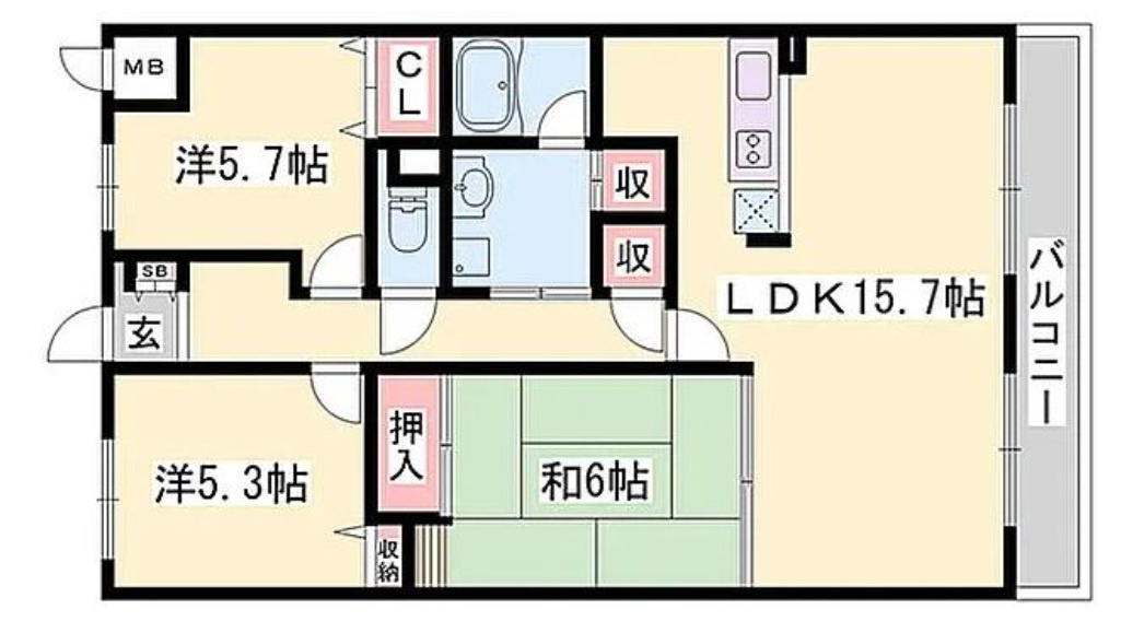 間取り：328000631278