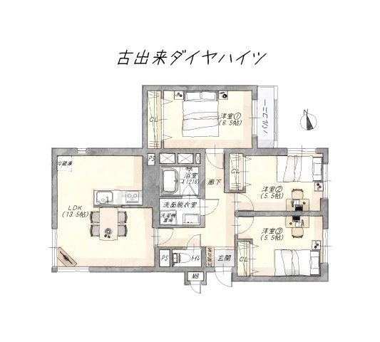 間取り：323000527594