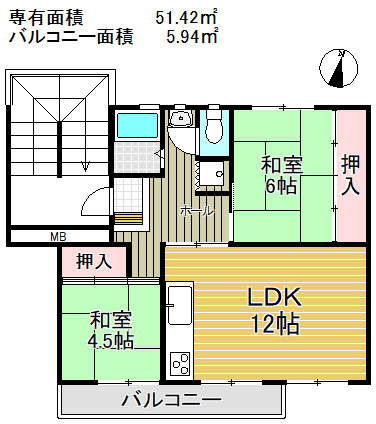 間取図です