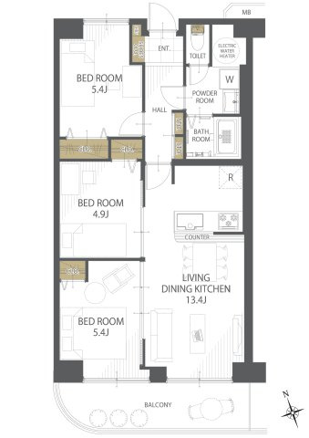 間取り：326000233007