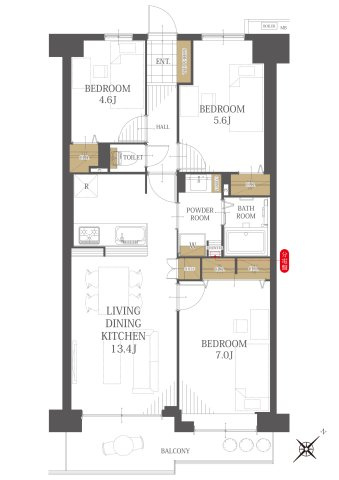 間取り：311002371424