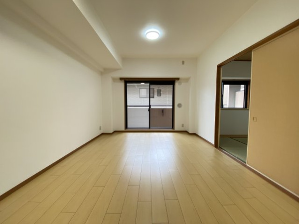 【エクレール豊春Ⅲ　中古マンションのリビングダイニング】