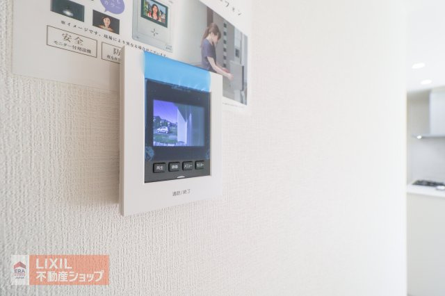 【TVインターホン】現地完成写真。カラーTVインターホン。