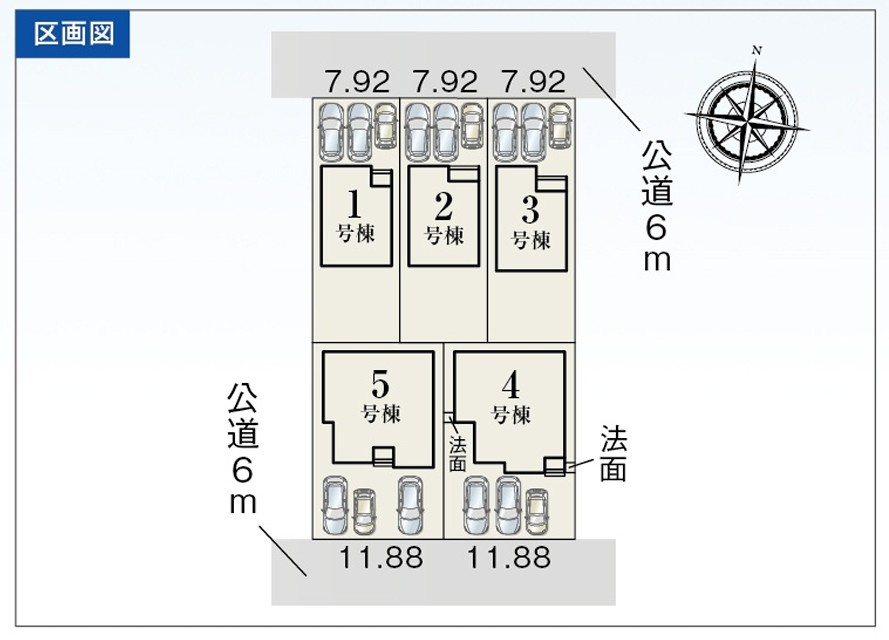 3号棟の区画図です