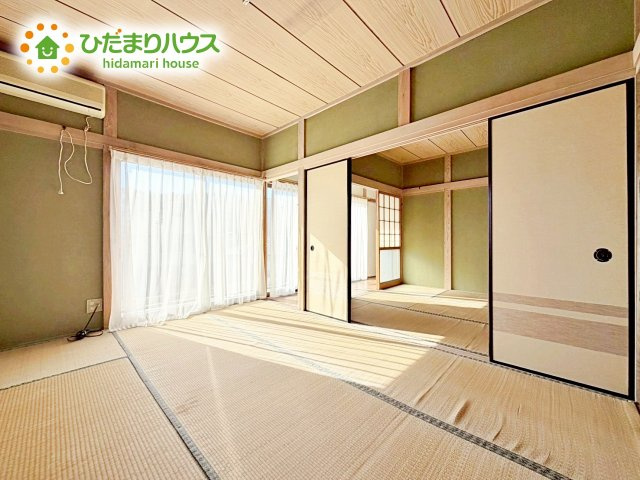 赤ちゃんスペースや客間など、多彩な用途で使用できる和室☆