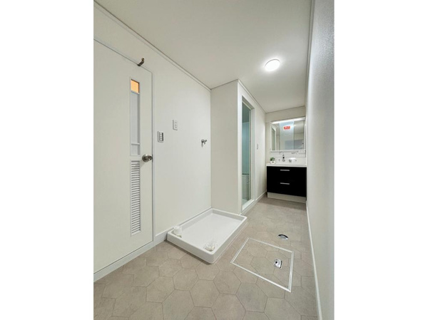 コム古川橋の脱衣場