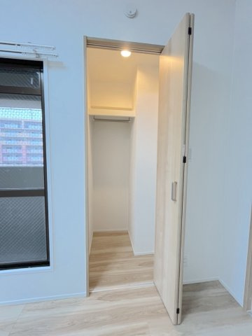 アンピールやよい坂のウォークインクローゼット