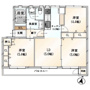 たまプラーザ団地４街区２号棟の間取り